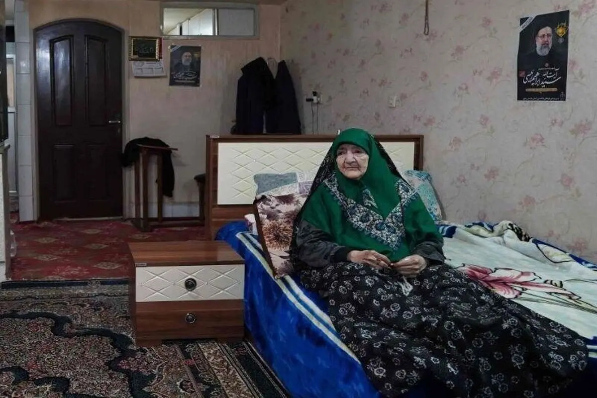 عکس کمتر دیده شده از مادر شهید ابراهیم رئیسی