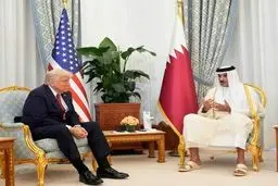 تماس تلفنی امیر قطر و ترامپ درباره کاهش تنش در منطقه