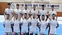 تیم ملی کبدی ایران فینالیست شد