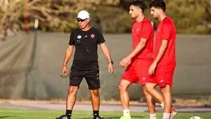 مهمان ویژه تمرین پرسپولیس