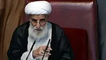 دلداری اژه‌ای و قالیباف به آیت‌الله جنتی در مراسم ترحیم همسرش/ عکس

