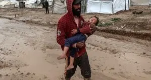 زمستان مردم غزه به روایت تصاویر