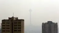 شاخص کیفیت هوا در ۱۱ نقطه تهران قرمز است