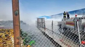 آتش‌سوزی در شهرک صنعتی مورچه‌خورت اصفهان؛۸ تیم امدادی اعزام شد