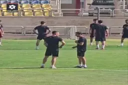 حضور هاشمیان در تمرین پرسپولیس بعد از انتخاب سرمربی جدید + ویدیو