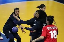 پیروزی دختران هندبال ایران برابر تایلند

