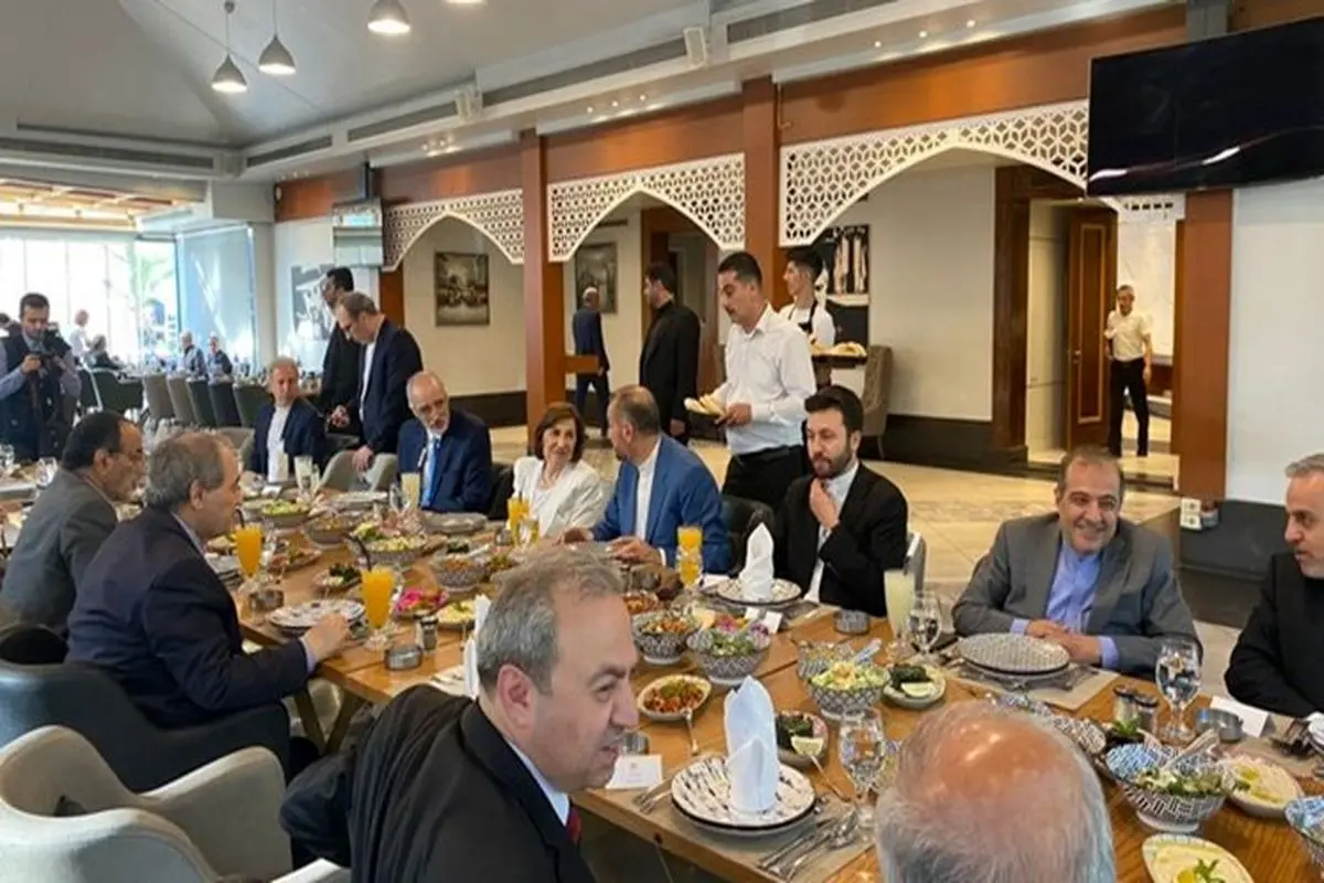 حضور أمیر عبد اللهیان مأدبة غداء أقامها وزیر الخارجیة السوري