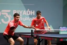 برد آسان تیم تنیس روی میز مردان مقابل مالدیو

