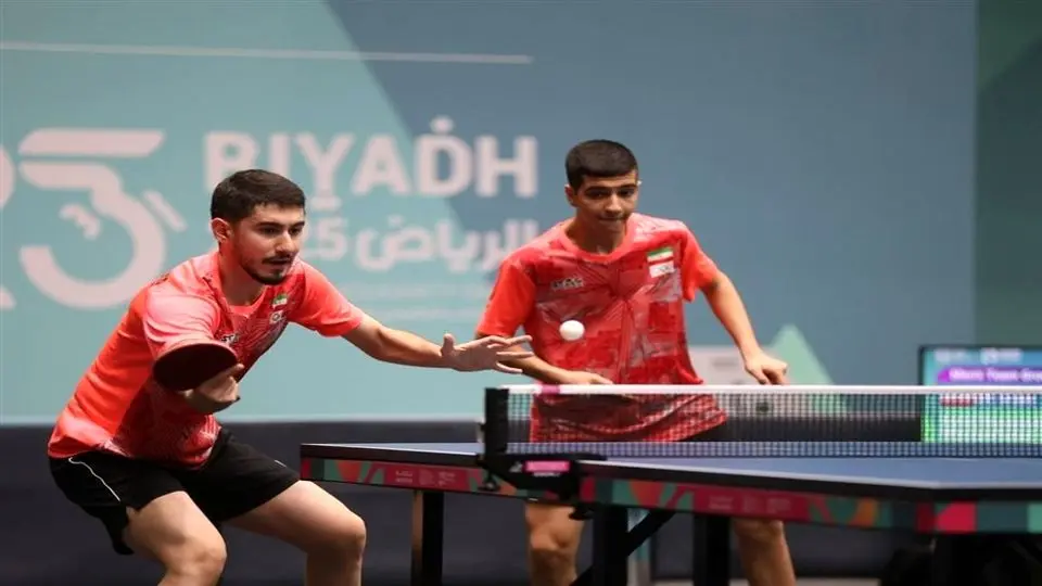 برد آسان تیم تنیس روی میز مردان مقابل مالدیو

