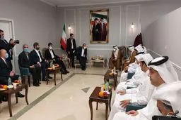 وزیر النقل القطري یصل إلى جزیرة کیش