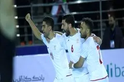 إیران تفوز على روسیا فی مباراة ودیة بکرة الصالات