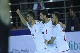 إیران تفوز على روسیا فی مباراة ودیة بکرة الصالات