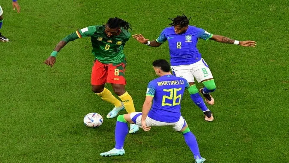 تیته با ذخیره‌هایش باخت اما صعود کرد؛ کامرون 1 - برزیل 0