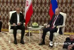 پوتین: سلام گرم من را به رهبر معظم ایران برسانید + ویدیو