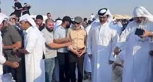 تصویر ۳ رهبر حماس پس از حمله اسرائیل به قطر