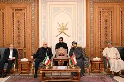 استقبال وزیر خارجه عمان از محمدباقر قالیباف