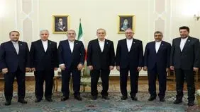 دیدار ۶ سفیر جدید ایران با پزشکیان