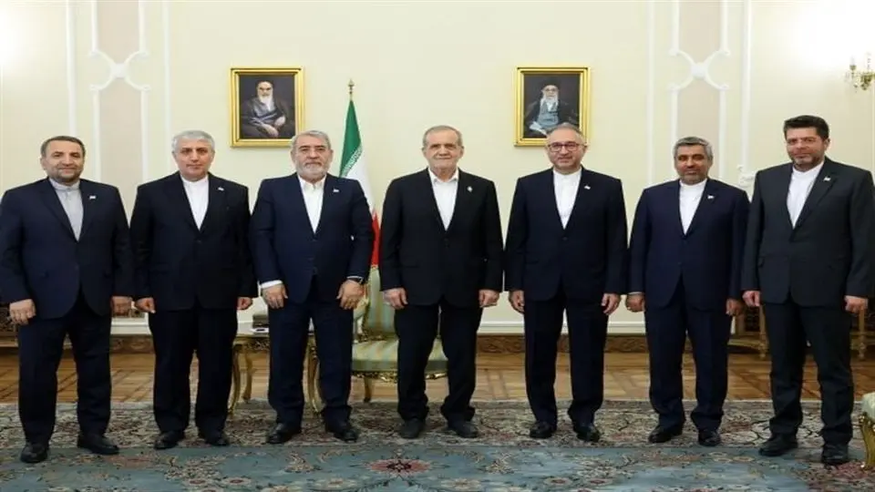 دیدار ۶ سفیر جدید ایران با پزشکیان