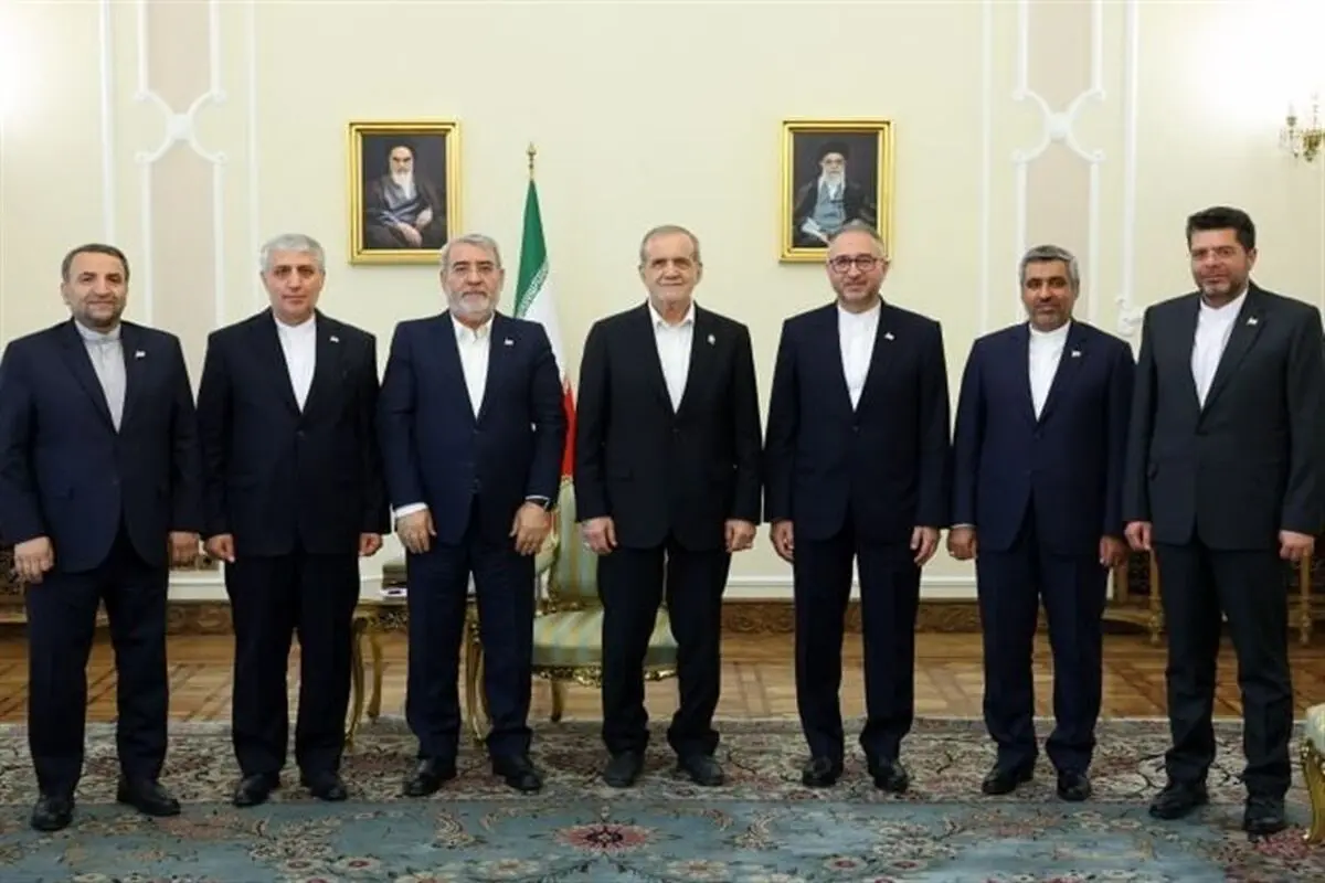 دیدار ۶ سفیر جدید ایران با پزشکیان