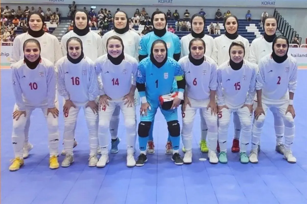 فوتسال زنان ایران نایب قهرمان شدند