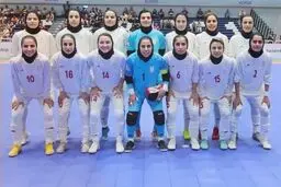 فوتسال زنان ایران نایب قهرمان شدند