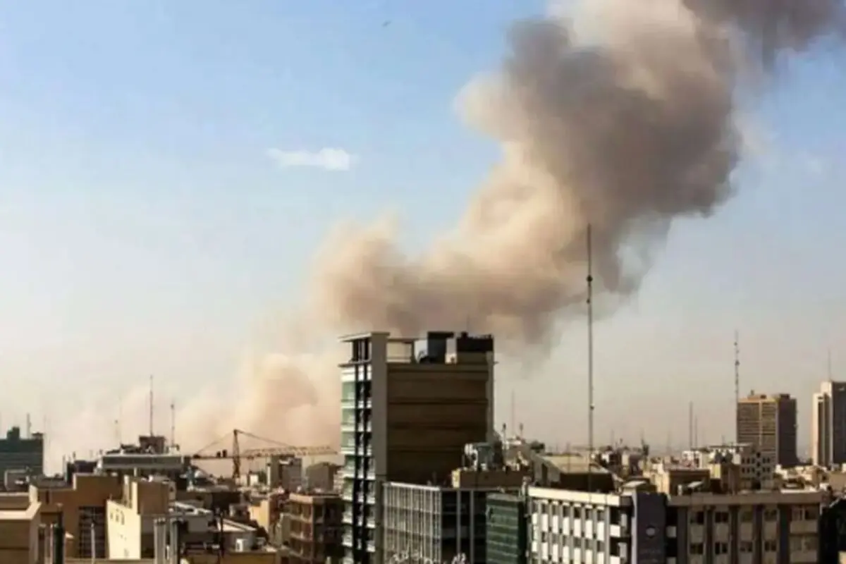 شنیده شدن صدای انفجار در مناطقی از تهران