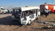 برخورد تریلی با سرویس مدرسه در اردکان یزد/ تعداد فوتی‌ها و مصدومان اعلام شد