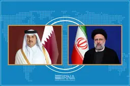 إیران وقطر تؤکدان على ضرورة تعزیز العلاقات الثنائیة