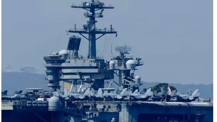 انهدام پهپاد شاهد بعد از نزدیک شدن به ناو آبراهام لینکلن/ تنش در خلیج فارس بالا می‌گیرد؟