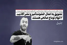 تشویق به اعمال خشونت‌آمیز و نشر اکاذیب، 2 اتهام توماج صالحی هستند