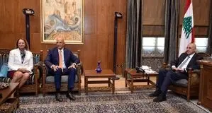 لبنان: گفت‌وگو با فرستاده ویژه آمریکا سازنده بود