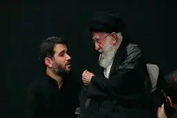 گفتگوی خصوصی رهبر انقلاب با مداح معروف/ ویدئو

