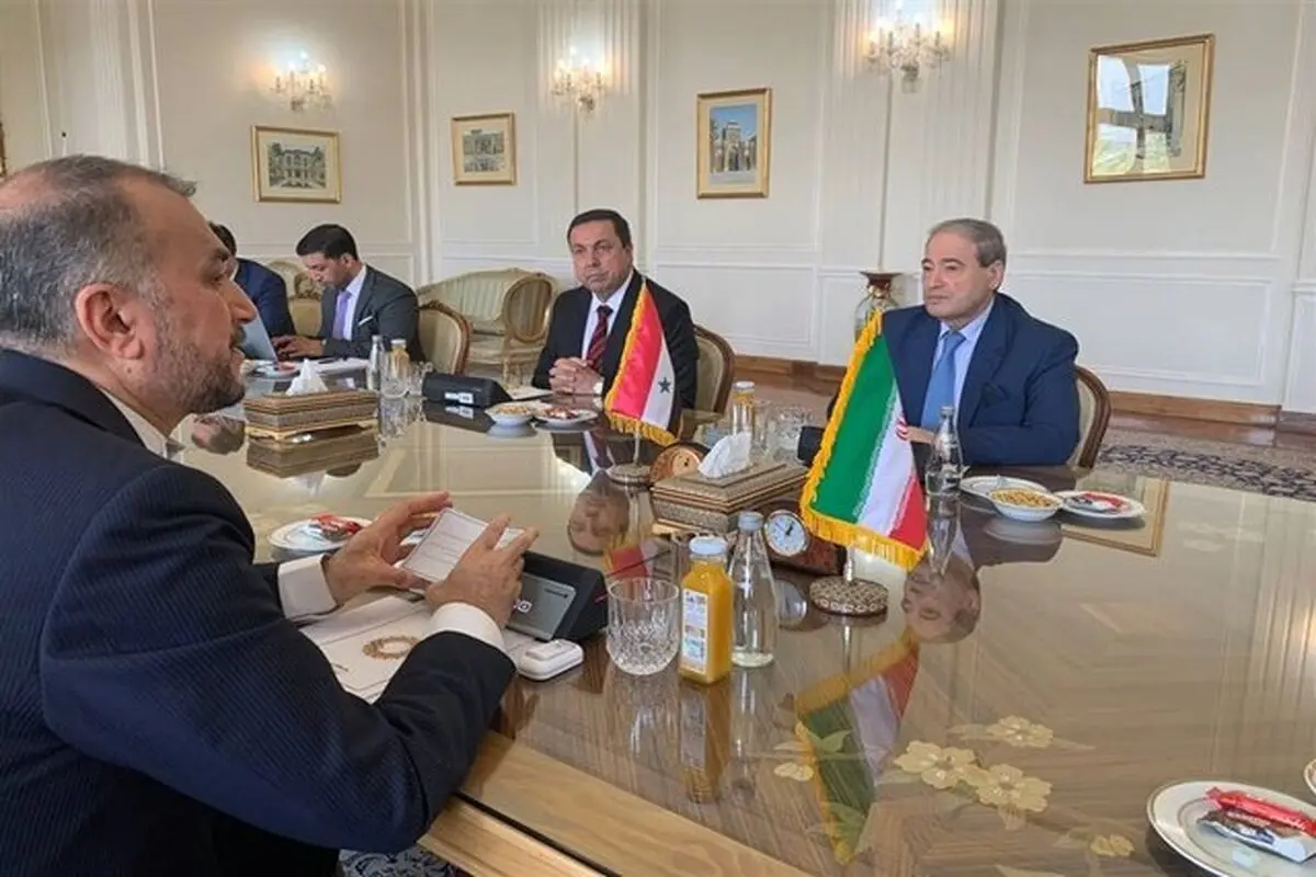 آغاز مذاکرات وزیران خارجه ایران و سوریه در تهران

