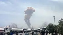 آخرین وضعیت بندر شهید رجایی/ آتش در بندر خاموس نشده است 