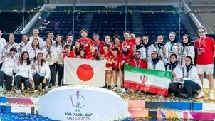 تیم پدل زنان ایران نایب قهرمان شد