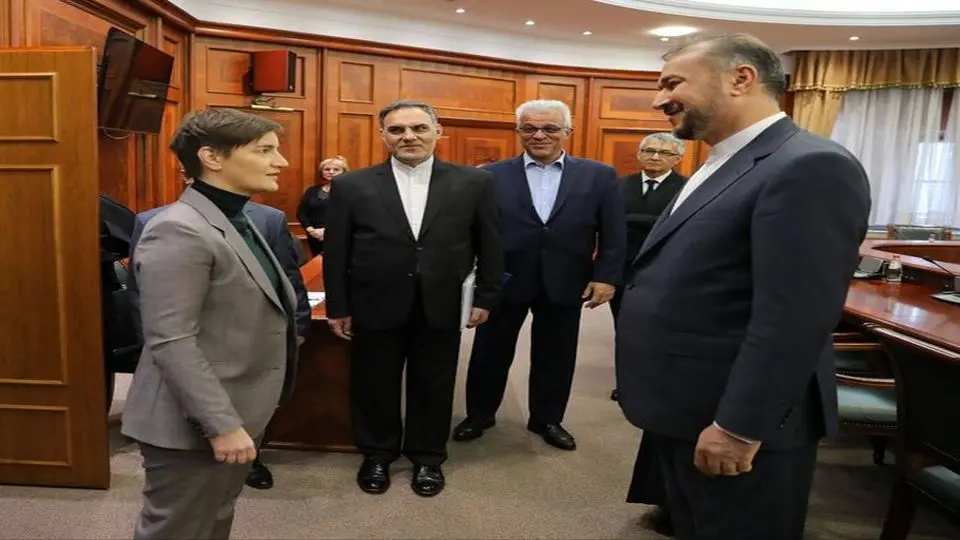 Iran FM, Serbian PM hold talks in Belgrade