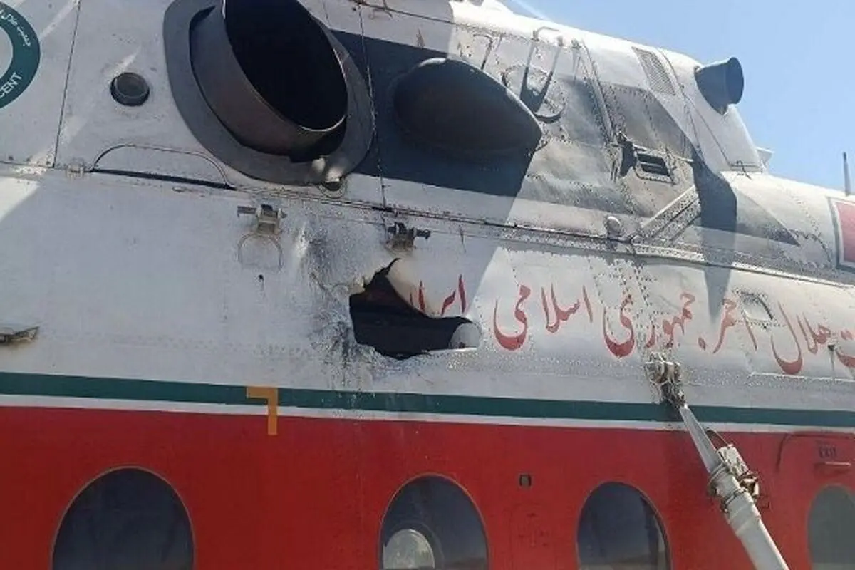 بالگرد امدادی هلال‌احمر مورد هدف اسرائیل قرار گرفت