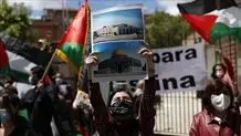 حامیان فلسطین در اسپانیا سرود «سلام فرمانده» خواندند/ ویدئو


