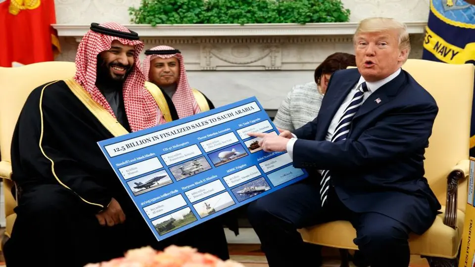 امضای تفاهمنامههای همکاری بین آمریکا و عربستان با حضور ترامپ و بن سلمان/ ویدیو