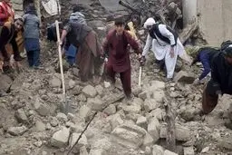 افزایش تلفات زلزله در افغانستان به ۳ هزار و ۵۰۰ کشته و زخمی