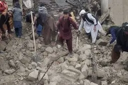 افزایش تلفات زلزله در افغانستان به ۳ هزار و ۵۰۰ کشته و زخمی