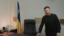 رئیس‌جمهور اوکراین پناهگاه محل کارش را به نمایش گذاشت + عکس و ویدیو
