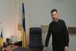 رئیس‌جمهور اوکراین پناهگاه محل کارش را به نمایش گذاشت + عکس و ویدیو