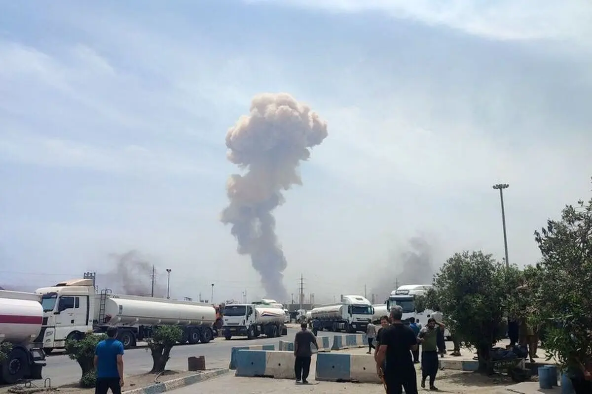 انفجار در بندرعباس+ویدئو