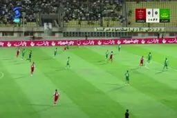 گل اول پرسپولیس به شمس آذر+ ویدئو