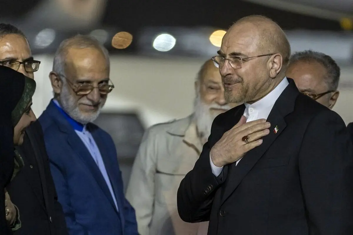 عکس / دختر سردار سلیمانی در مراسم استقبال از قالیباف
