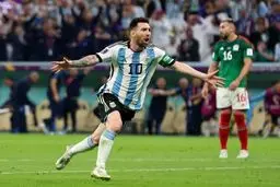 مسی تیمش را به جام برگرداند؛ آرژانتین 2 - مکزیک 0
