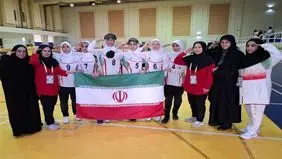 قهرمانی گلبال دختران ایران در بازی‌های پاراآسیایی جوانان