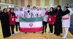 قهرمانی گلبال دختران ایران در بازی‌های پاراآسیایی جوانان