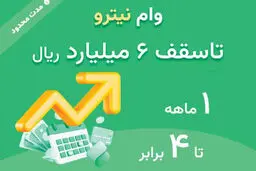 دریافت تسهیلات 600‌میلیونی در طرح «نیترو» 